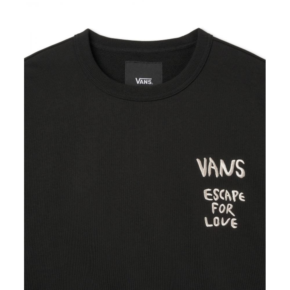 Vans Bolin Fleece Crew Artist Kollektion Schwarz Vn000kdqblk1
