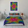 "Colorful Geometric Pattern Decor" Multiple Sizes Kid's and Adults' Bedroom Exquisite 3PC Bedding Set, Gift