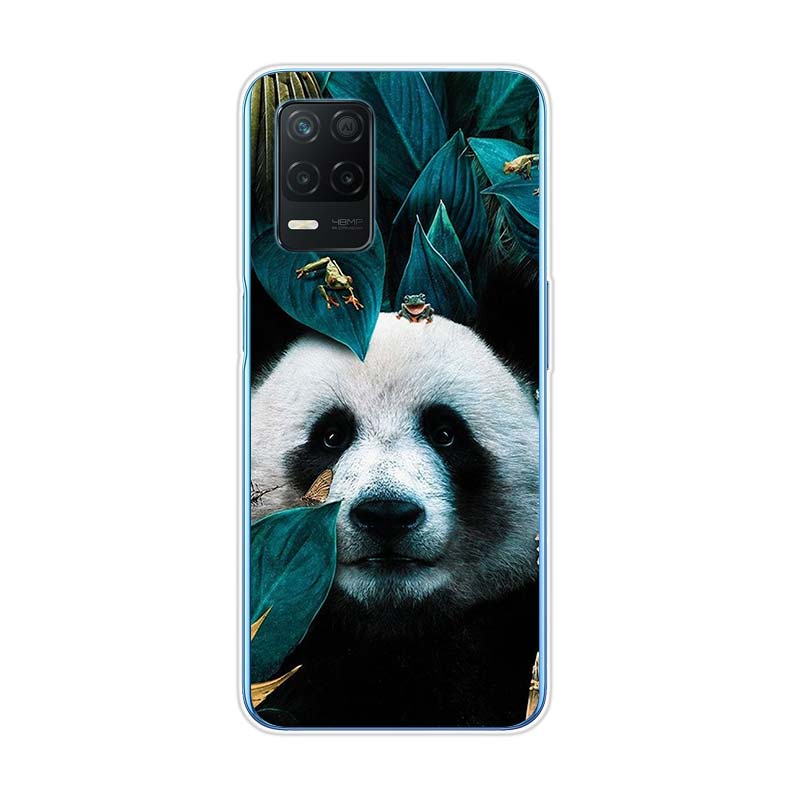 Flower Animal Tiger For Realme 8 8i V3 V5 GT Neo Flash Edition Explorer Master Neo2 Narzo 30 50i 50A C21Y Phone Case