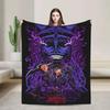 Super Soft Throw Blanket for Sofa Bed Flannel Bedspread for Kids Camping Home Cozy Decor