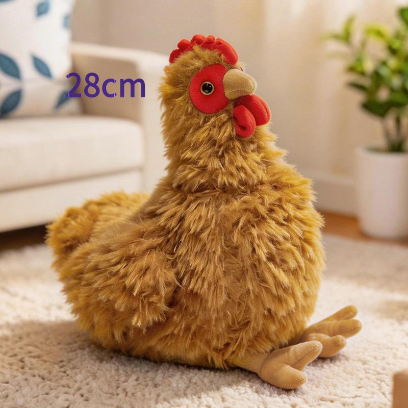Peluche Gallo Cartone Animato Grande Giocattoli Peluche Animali Cartoni Animati Tacchino Peluche Bambole Pollo Morbido per Bambine Bambini Regalo Decorazione Casa