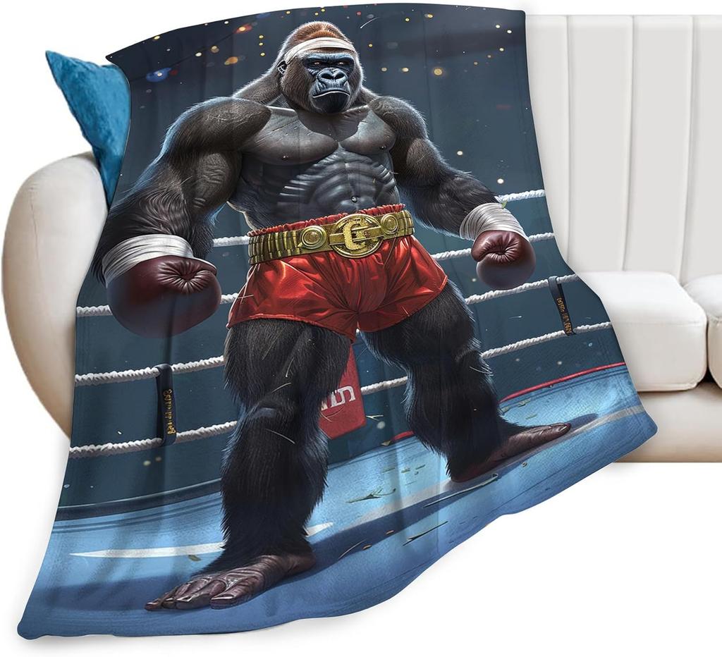 Christian Lion Scripture Jesus Throw Blanket for Women Men Kids Adults, Soft Warm Cozy Fleece Blanket for Couch Sofa Bed
