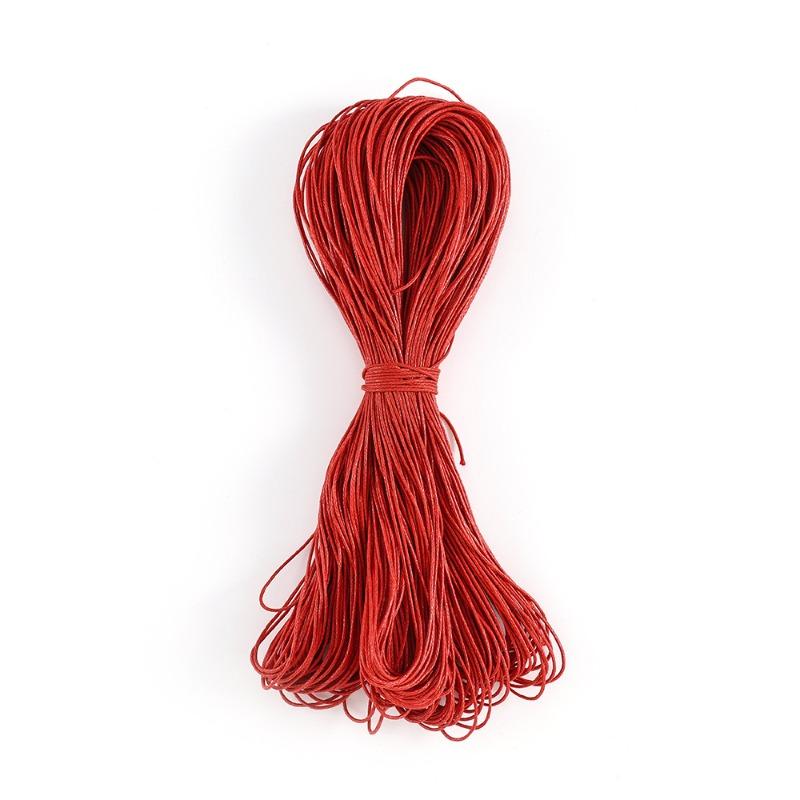 Handmade Diy Wire Jewelry Accessories 1mm Taiwan Wax Cord 3-strand Waxed Thread - Can Be Soldered