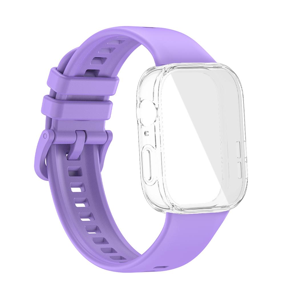 Für Huawei Watch Fit 3 Armband Weiches Silikon Sportuhrband + TPU Weiche Hülle Atmungsaktives Smartwatch Armband Für Huawei Fit3 Correa