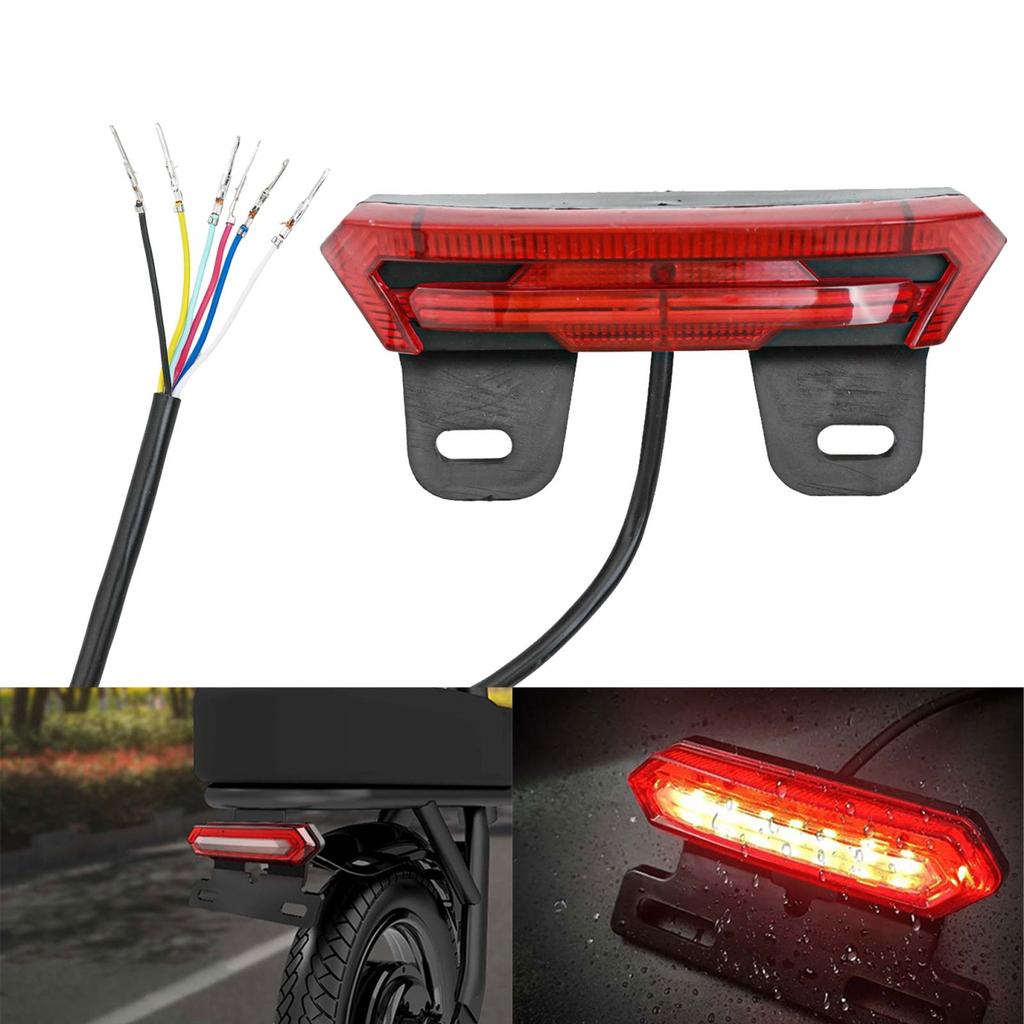 Material ABS Semnalizator Lumini Spate Bicicletă Electrică Lumini Frână Vehicul Electric Lampă Spate
