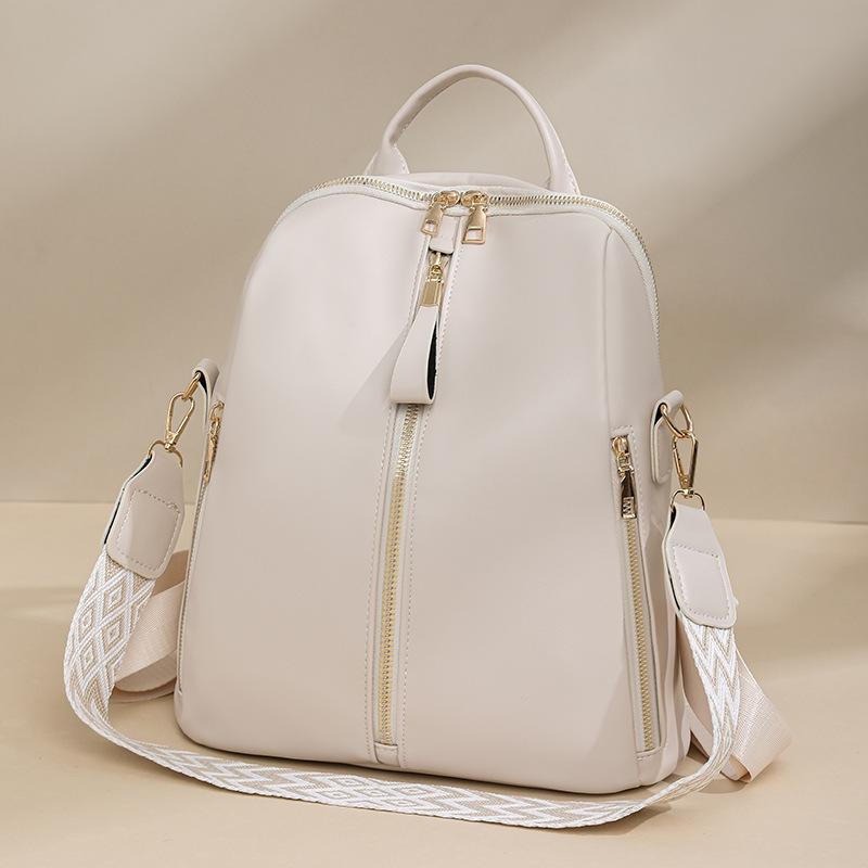 Fashion Women's Backpack Lightweight Large Capacity Student School Bag PU Travel Backpack