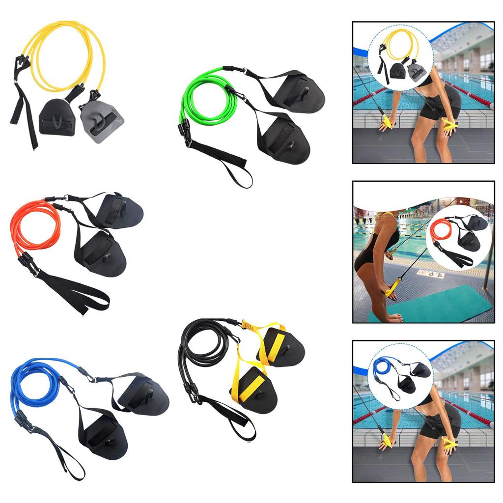 Arm Strength Training for Swimmers with Swim Paddles – Resistance Bands Men And Women
