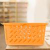 Cesto da Shopping in Plastica con Manici Doppi Ispessiti Cesto portaoggetti di Grande Capacità Organizzatore Portatile per la Spesa Fornitura per Supermercato