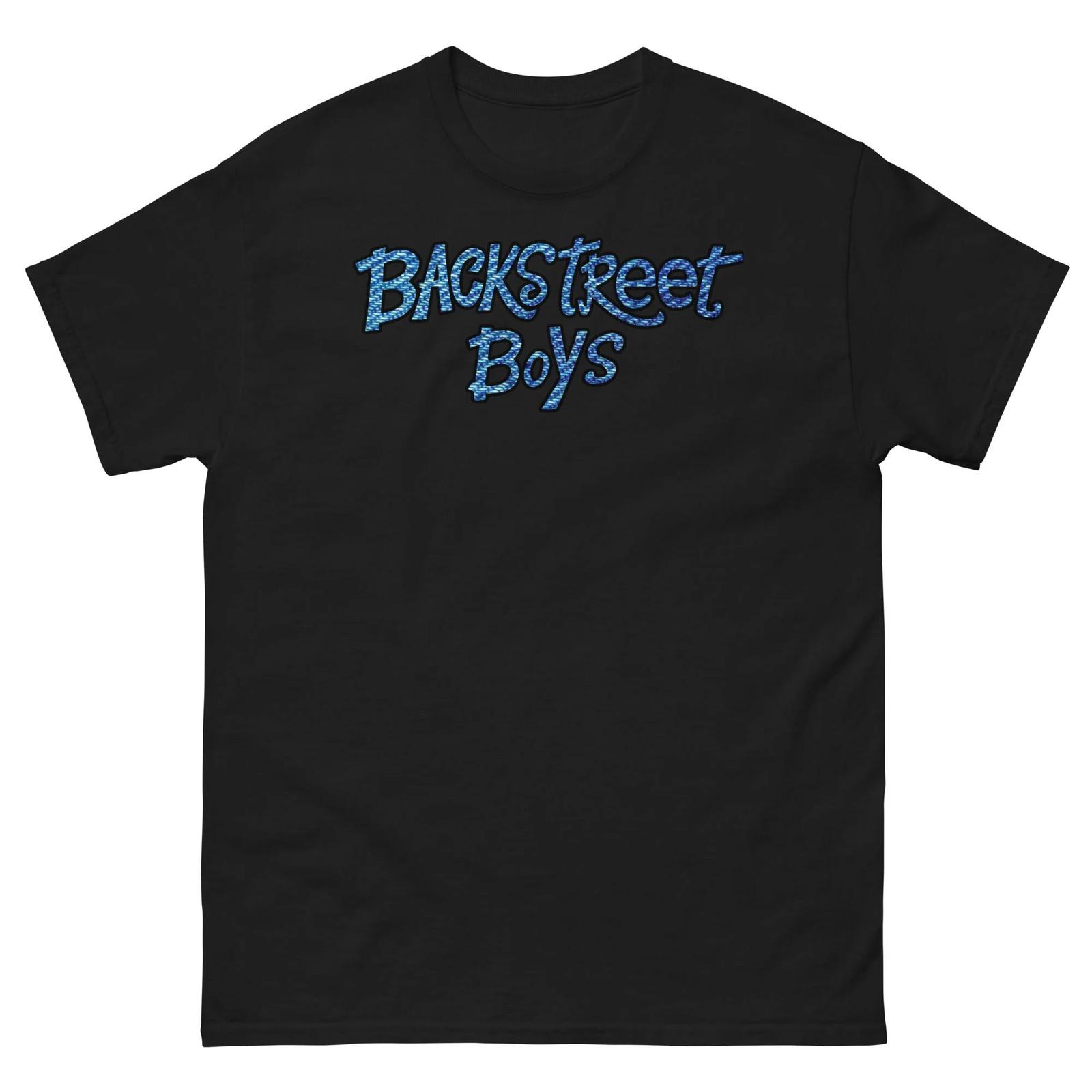 Backstreet Boys - Striped Logo T Shirt S