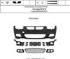 BMW E92 3 Series Coupe Body Kit: MT Front & Rear Bumpers, Grille, Side Skirts, Fog Lights.