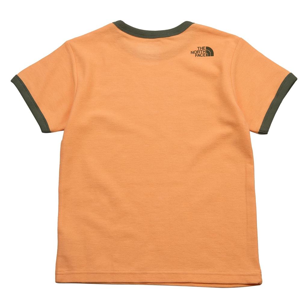 The North Face Latch Pile Ringer Bright 100 S/S Tee, Cantaloupe,