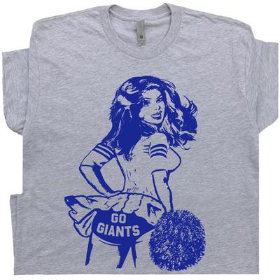 Go Giants T-Shirt Vintage Giants Shirt Football Cheerleader Retro Throwback T-Shirt