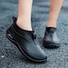 Stylish Women's Non-Slip Waterproof Ankle Rain Boots for Outdoor & Kitchen Use
