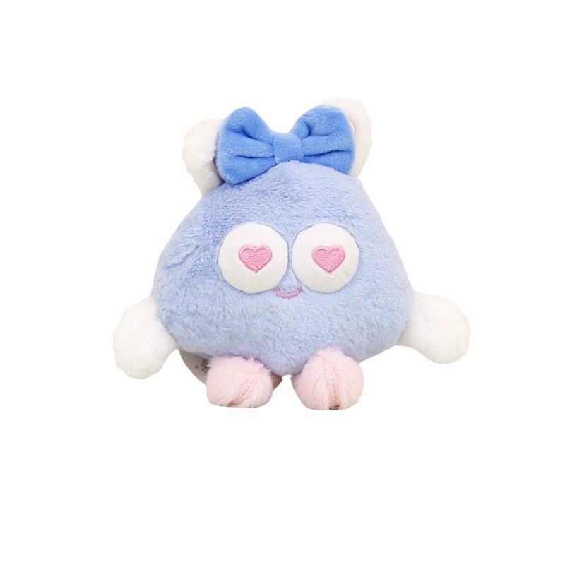 Cute Big-eyed Rabbit Plush Toy Keychain Scented Soft Stuffed Animal Doll For Couples