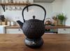 CAST IRON KETTLE 1.8L TEA INFuser + Warmer + Fork