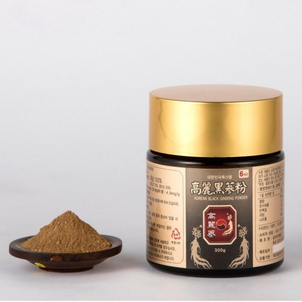 Geumsani Goryeo Black Ginseng Powder 100% 6-Year-Old Black Ginseng Powder Value Gift Set 1 pcs 300g