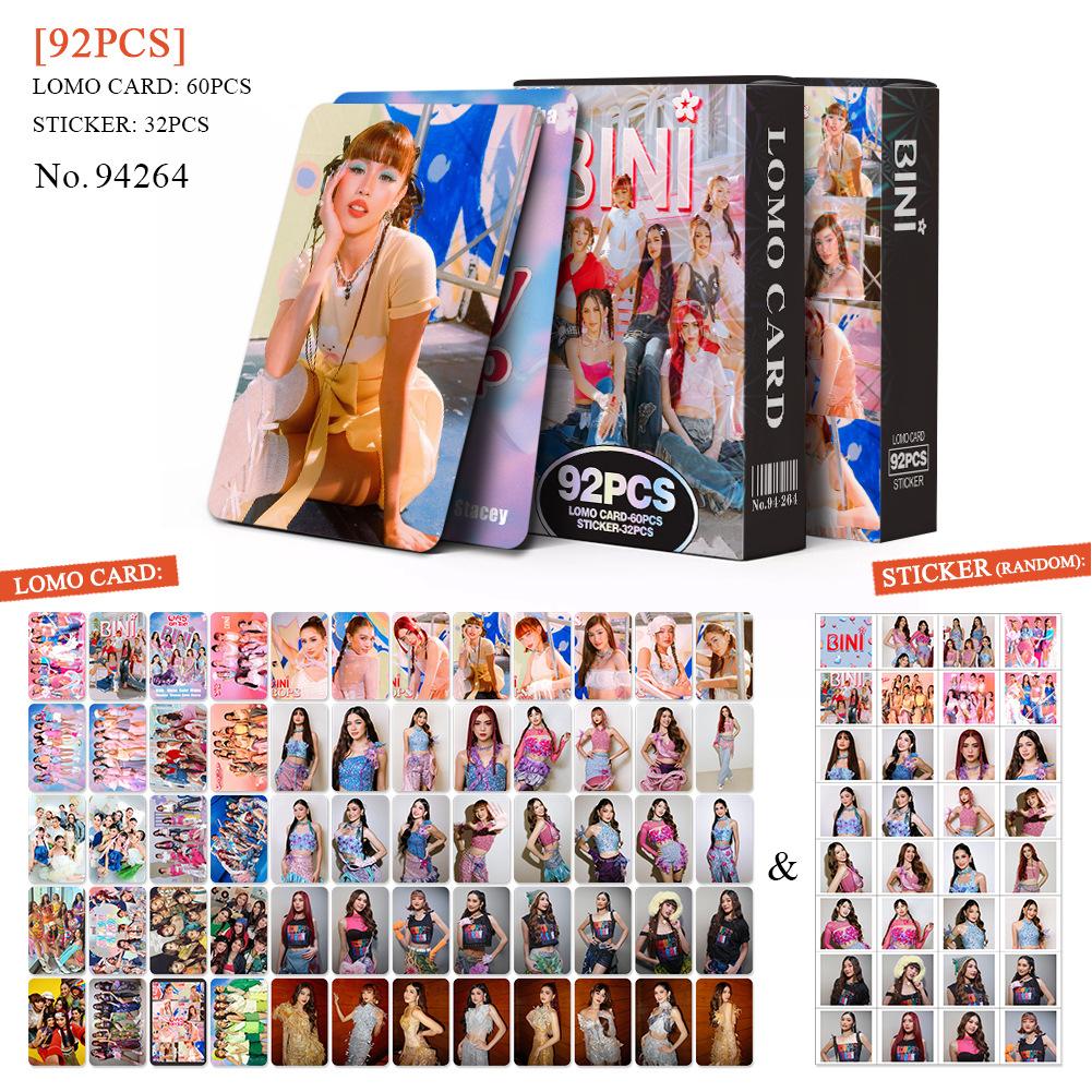 92pcs/Set Greeting Card Double Sides Photocard Printing Collection For Fans Souvenir Decoration Celebration
