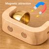 Door Bell Wooden Wind Chimes Wireless Magnetic Home Small Bell Decorations Entrance Clock Reminder Chimes Home DecorMinimalism