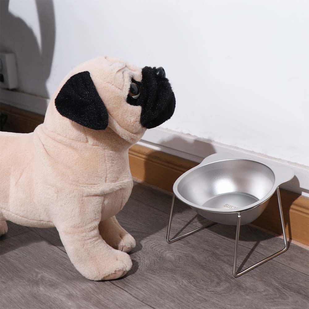 Anti Overturning Elevated Cat Food Bowl Cervical Protection High Foot Dog Feeder  Water Bowl