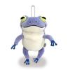 Morisaka Global Mochikaeru Mini Purple Plush Toy, 7 X 5 X 14 Cm, Soft and Comfortable To the Touch, Cute Animal, MOKR-0088PU