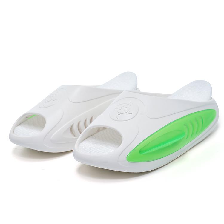 Rigorer Shark 2 White Green Unisex Slides Z324160507-5