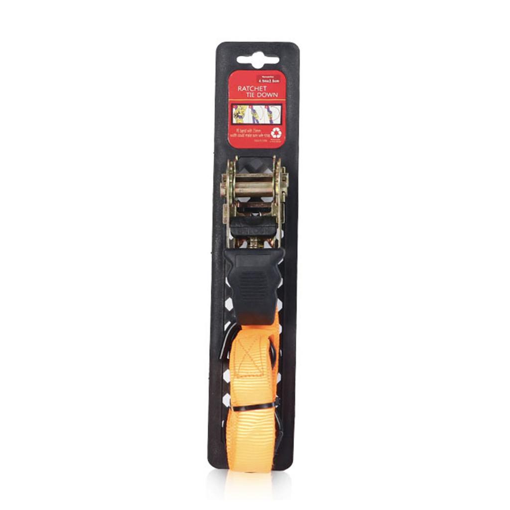Heavy Duty Ratchet Straps Suitable For Secure Cargo Fastening And Easy Operation Camping Gear Outdoor Home Applications