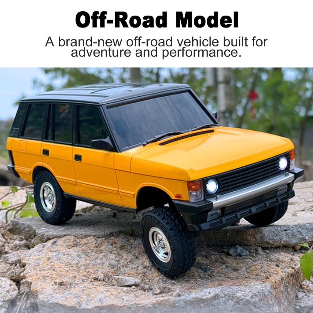 1:18 RC Car 4WD Off Road Remote Control Climbing SUV Truck Climbing Toy Vehicle Rubber Tires Spring Suspension 20m