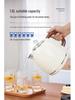 Yoda Retro Electric Kettle - European Standard, 304 Stainless Steel, Double-Layer Design for Home Use