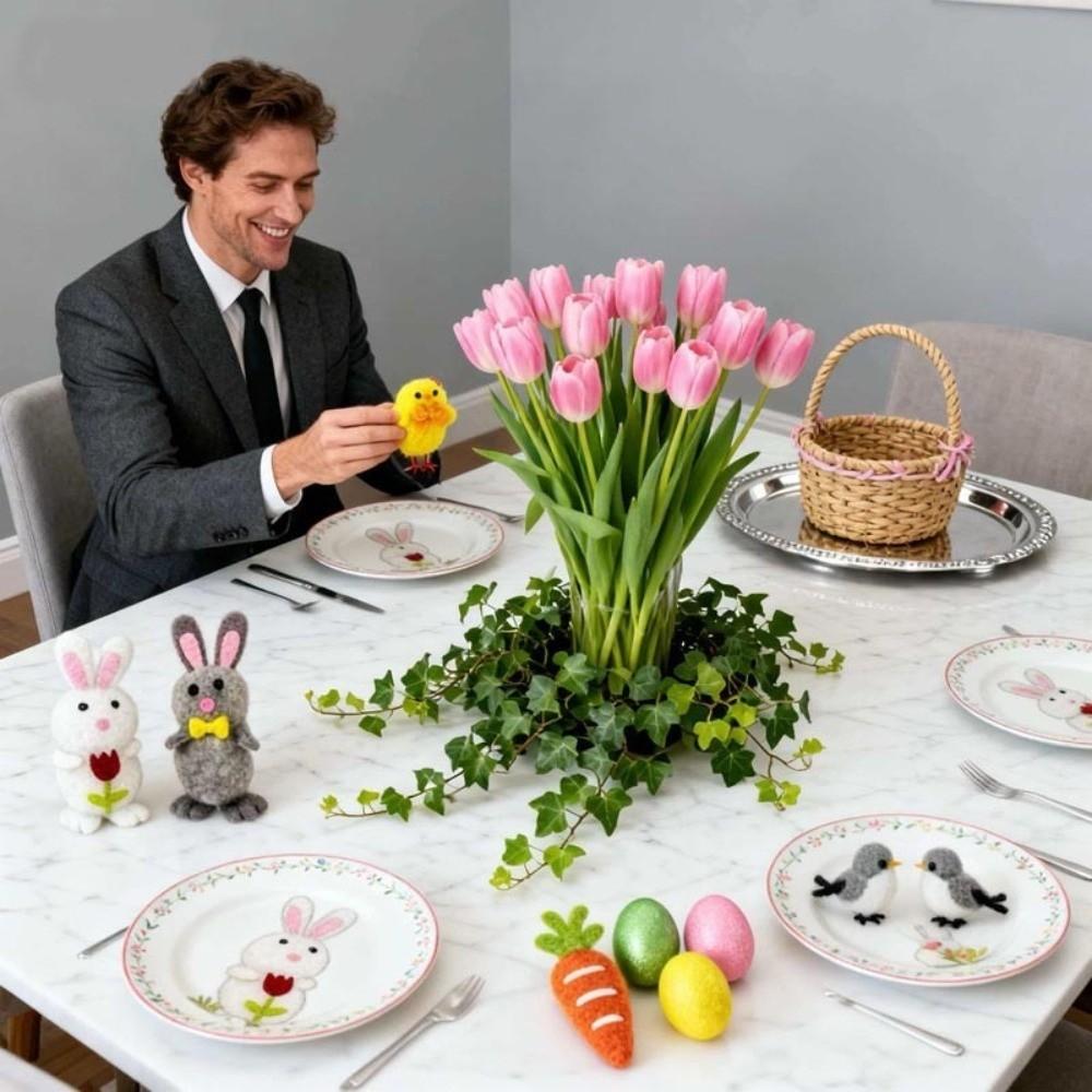 Handmade Easter Eggs Chick Ornament Happy Easter Easter Decoration  Interactive Party