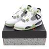 AQ9129-103 Nike Air 4 Oil Green Seaform White Black Khaki Grey (Women's)