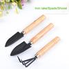 3Pcs/Set Mini Garden Tool Set For Garden Plants Flower Pot Cactus Vegetables Digging Weeding Indoor Small Plants Garden Tools
