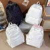 Schoolbag Printed Embroidery Backpack Large Capacity Casual Backpack Junior High School School Bag Student Bag Commuter Backpack