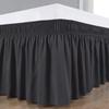 Removable Bed Ruffles Elastic Bed Side Skirt New Bed Skirt  Home