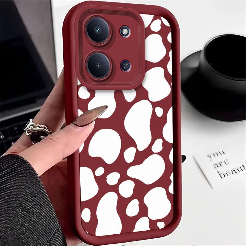 

For Redmi 15C 4G 5G /Redmi 15 5G Case Protect Leopard Print Pattern Silicone Soft Shockproof Bumper Phone Case Matte Back Cover Redmi 15C 4G