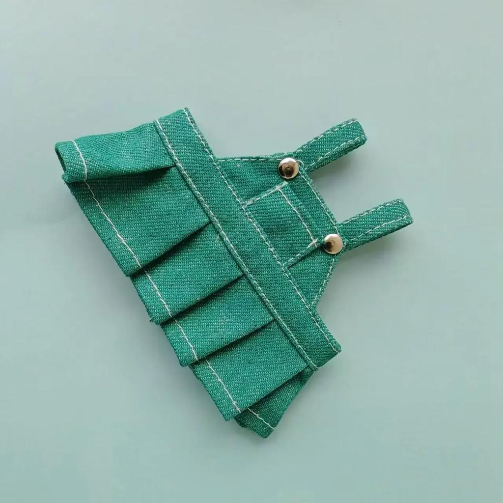 For Labubu Big Into Energe Doll T-Shirt Denim Baseball Cap Strap Skirt Clothes For Labubu Doll Outfit Accessories