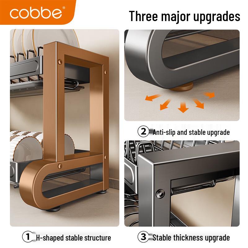Cobbe Stainless Steel Kitchen Dish Drying Rack