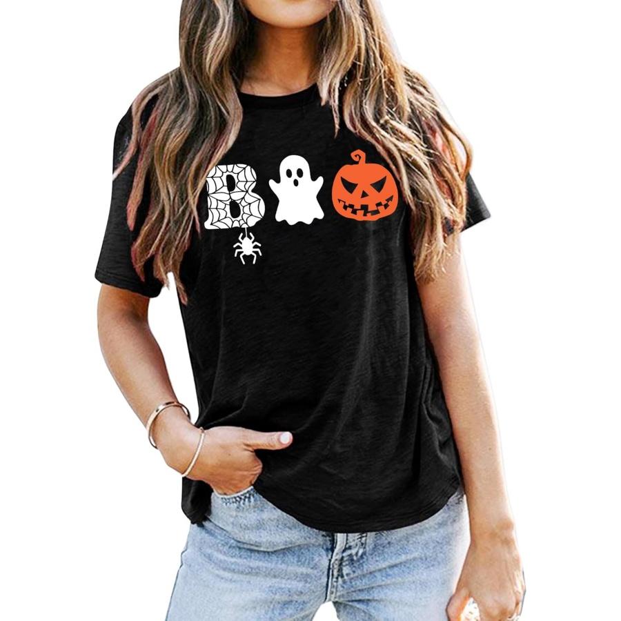 

Halloween T Shirts Womens I m Just Here for The Boos Shirt Funny Ghost Graphic Tees Shirt Short Sleeve Tees Tops XXXXXL різнокольоровий