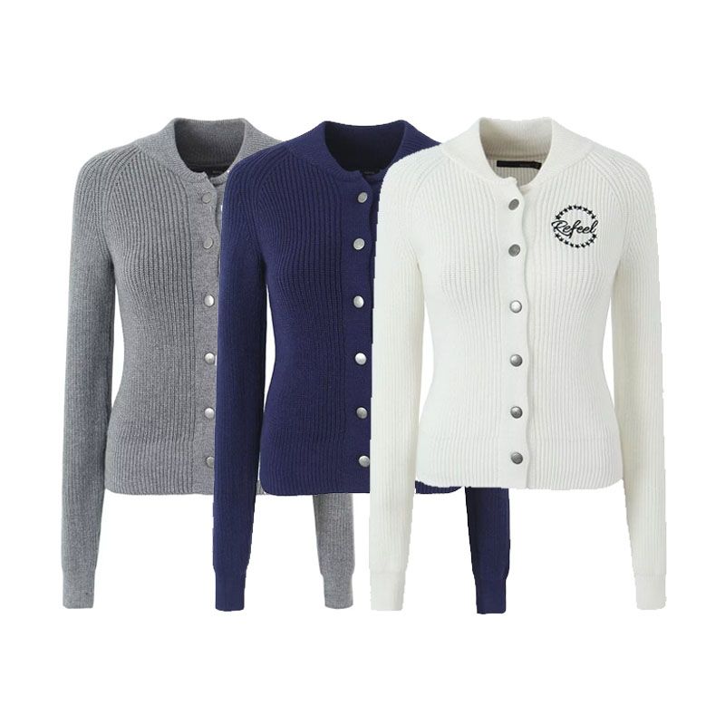 Za Export New Arrival Women's Clothing ZR Fashion Style Fashion All-Match Letter Long Sleeves Short Sweater Single-Breasted Cardigan