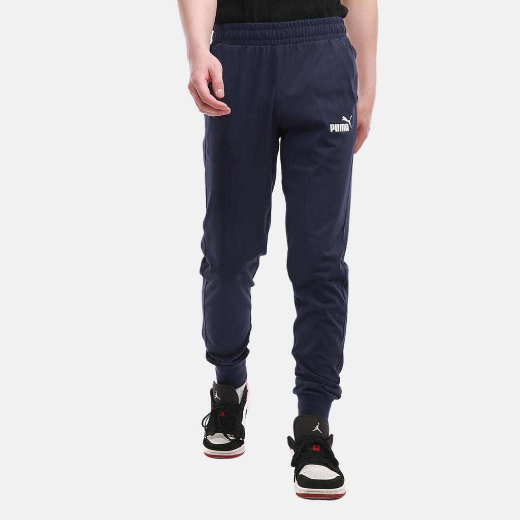 Puma Running Training Knitted Joggers Men Bottoms Navy-Blue 588716-06