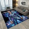 Johnny Hallyday bedruckter Teppich Rutschfester Teppich Außen Teppiche Läufer Heimdekoration Yogamatte Teppich für Schlafzimmer Geburtstagsgeschenk