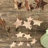 Elegant Star Garlands Decoration Glitters Paper Streame Festival Ornament for Birthday Party Supplies Daily Casual Use