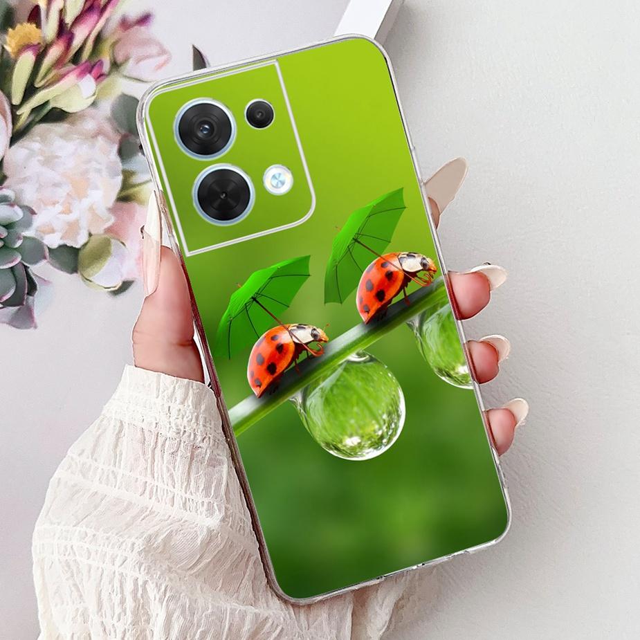 For Oppo Reno8 Pro 5G Case CPH2357 Cool Design Fashion Painted Cover Soft Silicone Phone Case For Oppo Reno 8 Pro Reno8 5G Shell