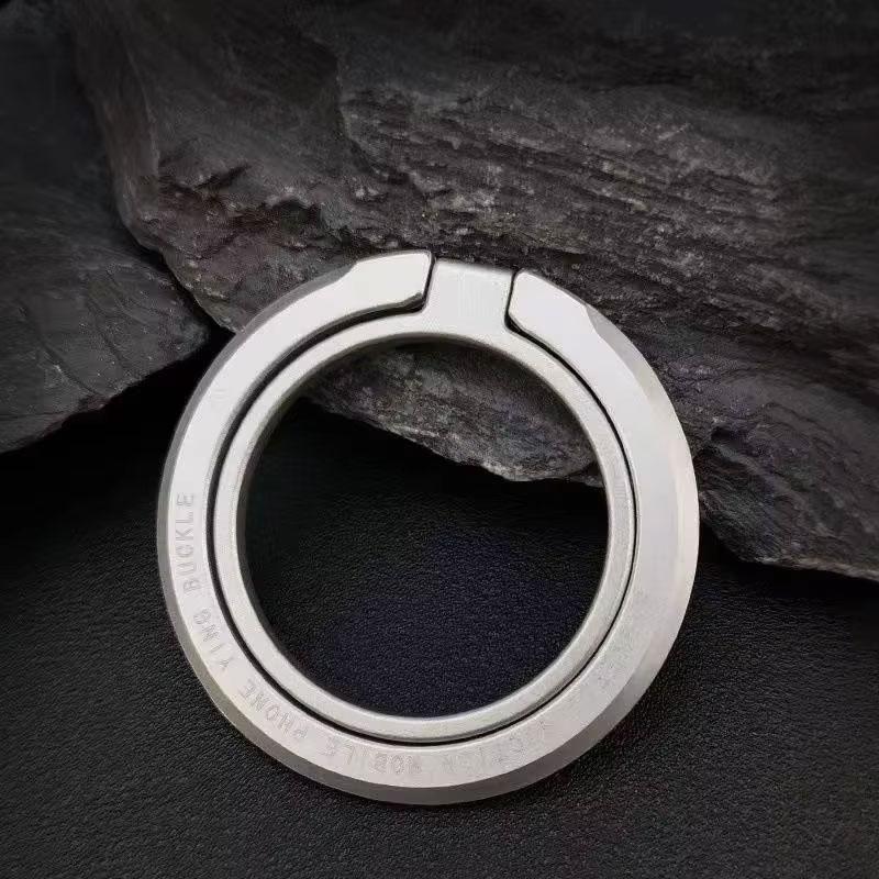 

Magnetic Phone Ring Holder for MagSafe Accessories Adjustable Finger Ring Support Bracket For Magnet Case for IPhone срібний