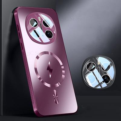 For Magsafe Magnetic Armor Shockproof Case For Honor Magic 7 6 Pro Cooling Magsafing Cover Lens Protector For Honor X60 200 Pro