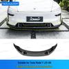 Tesla Model YL CMST Style Real Carbon Fiber Front & Rear Lip Hood Kit
