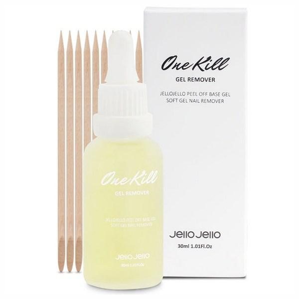 [Jello Jello] Peel-Off Base Exclusive One-Kill Remover, 30ml, 1 set