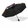 1pc Hello Kitty Halloween Automatic Folding Umbrella] Durable Iron Frame & Rod, Portable Folding, Makes a Great Holiday Gift yy251016268