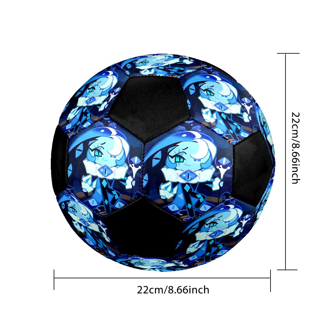 Shadow Milk Cookie Indoor Soccer Ball Colorful Machine Stitched PVC Size 5 Team Training Competition Ready Durable High-Bounce Cool Sports Gift