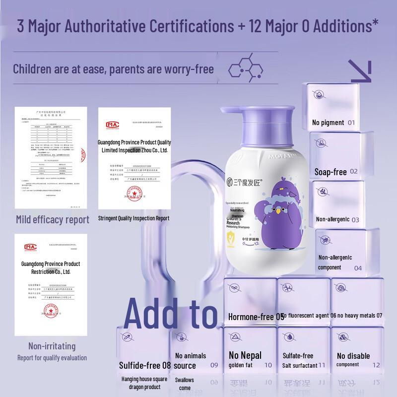 Three Hair Wizards Kids' Hydrating Shampoo