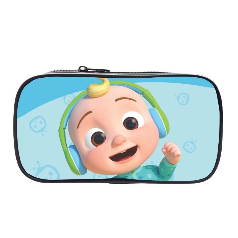 Cocomelon Pencil Box Large Capacity Storage Bag Ideal For Students And Kids
